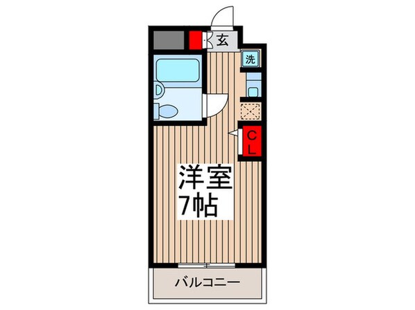 コスモプレイス蕨の物件間取画像